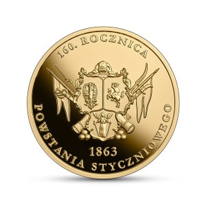 Złota Moneta 200 zł 160. rocznica Powstania Styczniowego