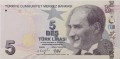 5 Lir - Turcja - 2009 rok