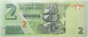 2 Dolary - Zimbabwe - 2019 rok