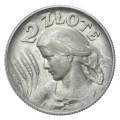 2 zł - Żniwiarka - 1925 - z kropką