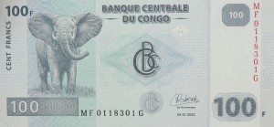 100 Franków - Kongo - 2022 rok