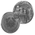 Moneta 10 cedis - Rushmore - Ghana - 2024 rok - 2 Uncje Srebra - bok.png