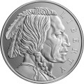 1000 satoshi - Indian Head - United Crypto States - 2024 - 1 Uncja Srebra