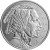1000 satoshi - Indian Head - United Crypto States - 2024 rok - 1 Uncja Srebra - rewers.jpg