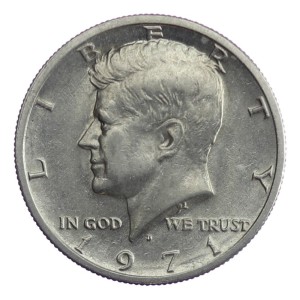 1/2 dolara - Kennedy - USA - 1971 - D