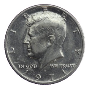 1/2 dolara - Kennedy - USA - 1971 - D
