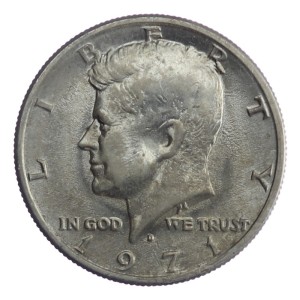 1/2 dolara - Kennedy - USA - 1971 - D