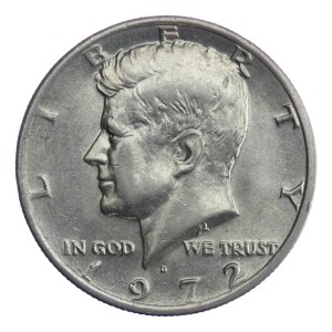 1/2 dolara - Kennedy - USA - 1972 - D