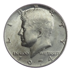 1/2 dolara - Kennedy - USA - 1974