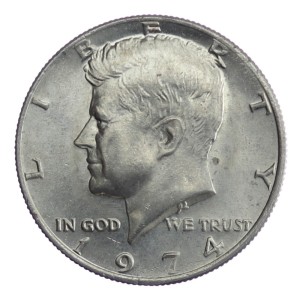 1/2 dolara - Kennedy - USA - 1974