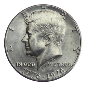1/2 dolara - Kennedy - USA - 1976 - D
