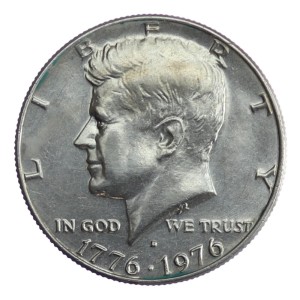 1/2 dolara - Kennedy - USA - 1976 - D
