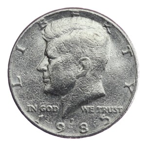 1/2 dolara - Kennedy - USA - 1985 - P