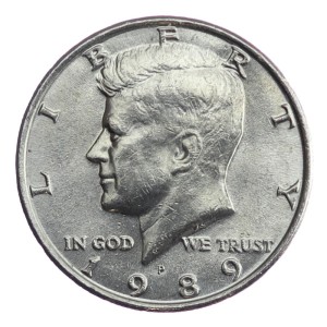 1/2 dolara - Kennedy - USA - 1989 - P