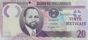 20 Metical - Mozambik - 2017 rok