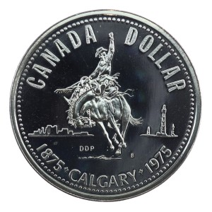 1 dolar - 100 rocznica - Calgary - 1975