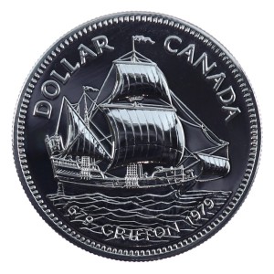 1 dolar - 300 rocznica - Żaglowiec Griffon - 1979