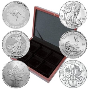 Zestaw KANON 2026 - 6 srebrnych monet bulionowych
