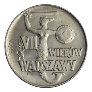 10 złotych - VII Wieków Warszawy - 1965 rok