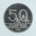 50 złotych - 1990 rok - Nikiel