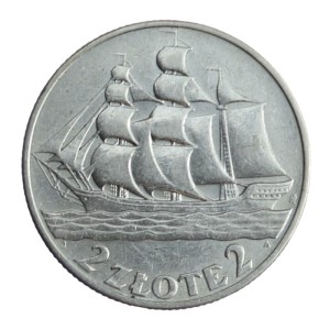 2 zł - Żaglowiec - 1936