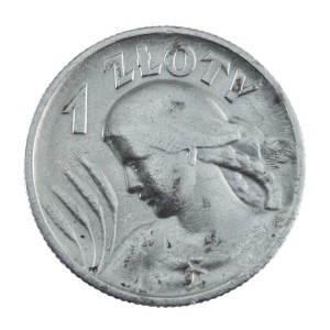 1 zł - Żniwiarka - 1925 - z kropką