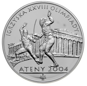 Moneta 10 zł Ateny 2004