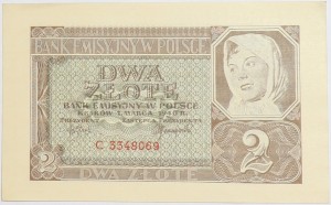 Banknot 2 zł 1940 rok