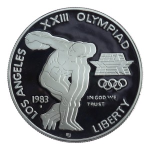 1 dolar - XXIII Olimpiada - USA - 1983