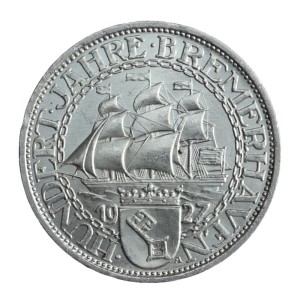 3 reichsmarki - Republika Weimarska - 1927 - A