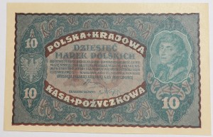Banknot 10 Marek Polskich 1919 rok