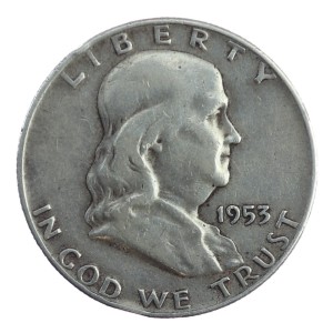 1/2 dolara - USA - 1953 - D