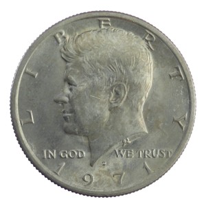1/2 dolara - Kennedy - USA - 1971 - D