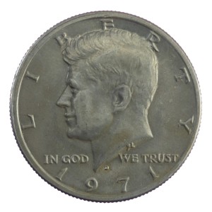 1/2 dolara - Kennedy - USA - 1971 - D