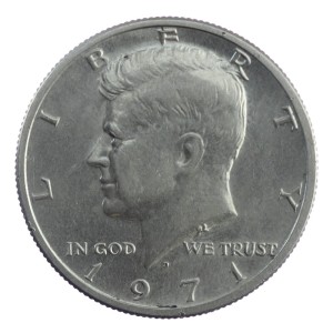 1/2 dolara - Kennedy - USA - 1971 - D