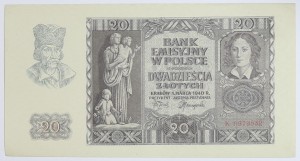 Banknot 20 zł 1940 rok