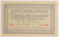 Banknot 1 Marka Polska 1919 rok