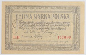 Banknot 1 Marka Polska 1919 rok