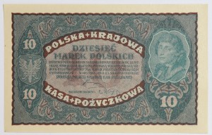 Banknot 10 Marek Polskich 1919 rok