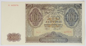 Banknot 100 zł 1941 rok