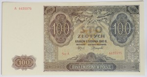Banknot 100 zł 1941 rok