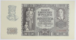 Banknot 20 zł 1940 rok