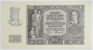 Banknot 20 zł 1940 rok