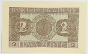 Banknot 2 zł 1940 rok