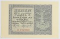 Banknot 1 zł 1940 rok