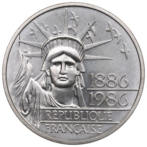 Moneta 100 franków - Francja - 1986