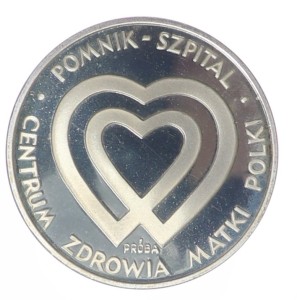 1000 złotych - Szpital Centrum Zdrowia Matki Polki - 1986 rok