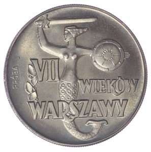 10 złotych - VII Wieków Warszawy - 1965 rok