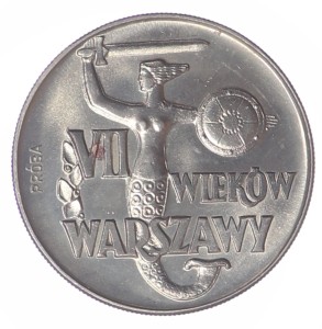 10 złotych - VII Wieków Warszawy - 1965 rok