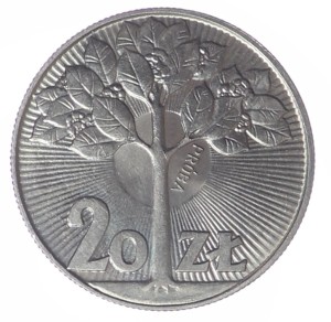 20 złotych - Kwitnące Drzewo - 1973 rok